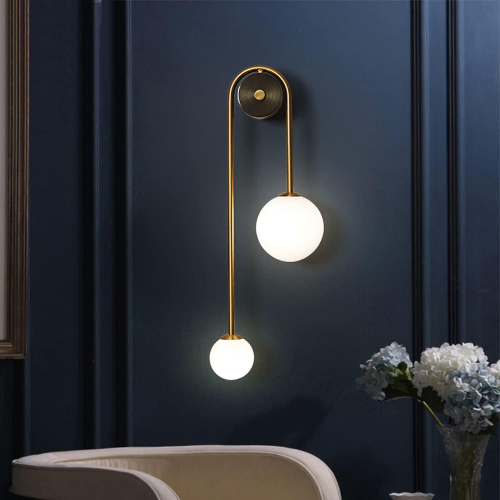 Mid Century Gold Linear Wall Sconce