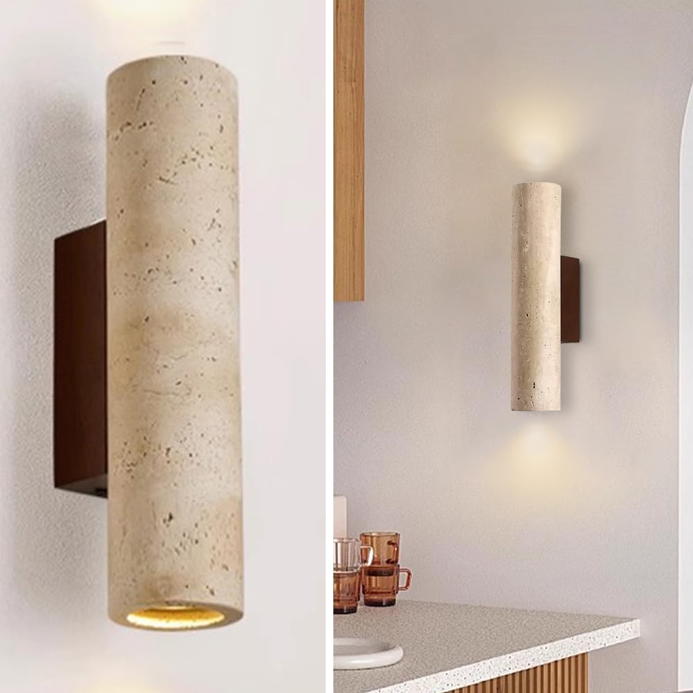 Mid Century Alabaster Wall Sconce