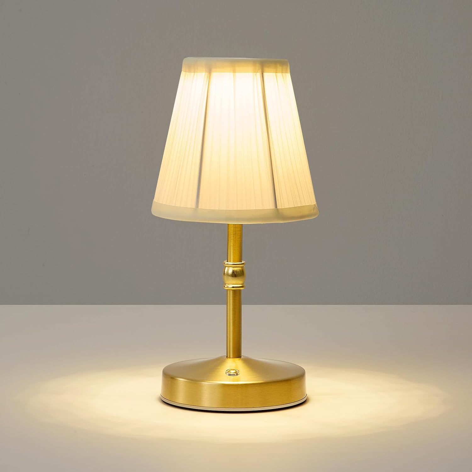 Gold Vintage Rechargeable Mini Table Lamp