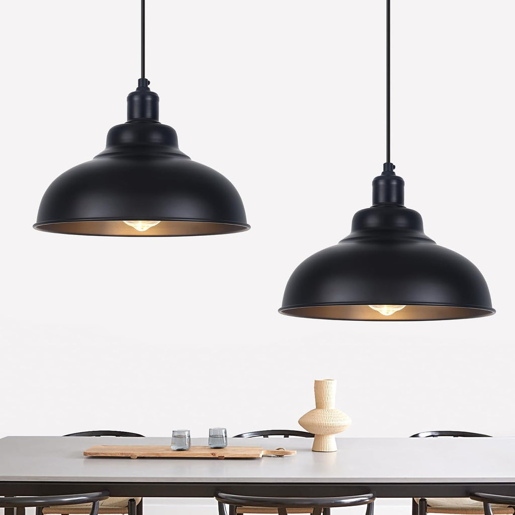 2-Light Farmhouse Adjustable Pendant Light