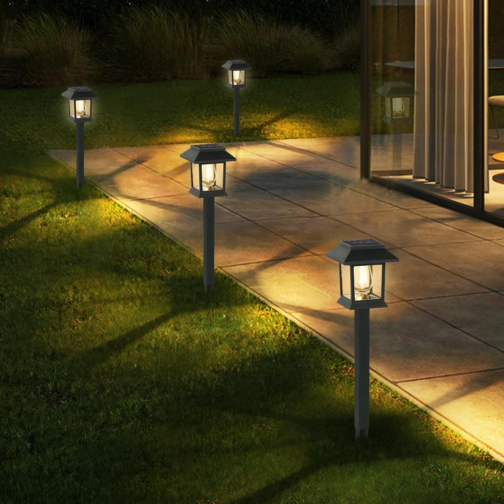 12-Pack Solar Pathway Garden Lights