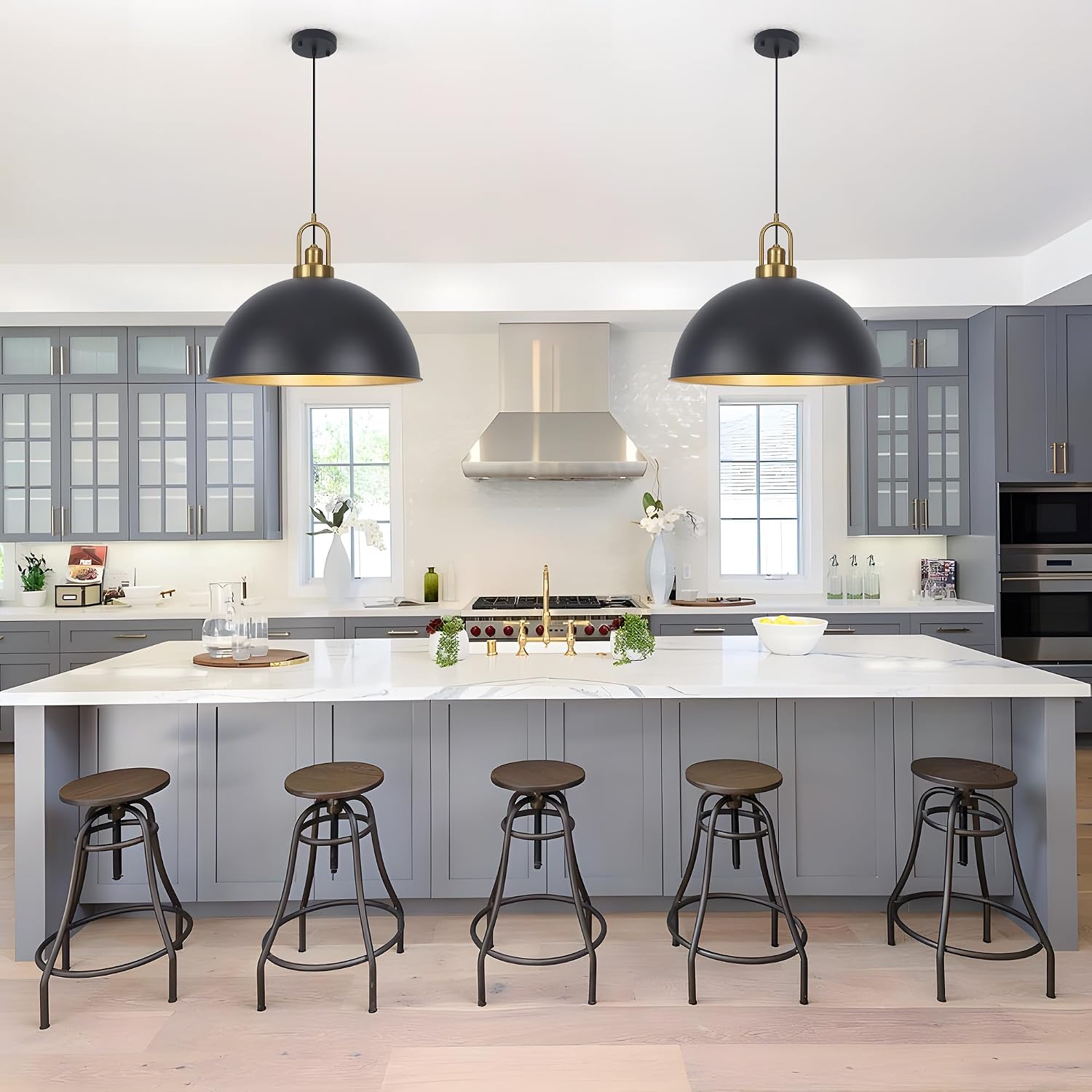 Farmhouse Large Dome Pendant Light