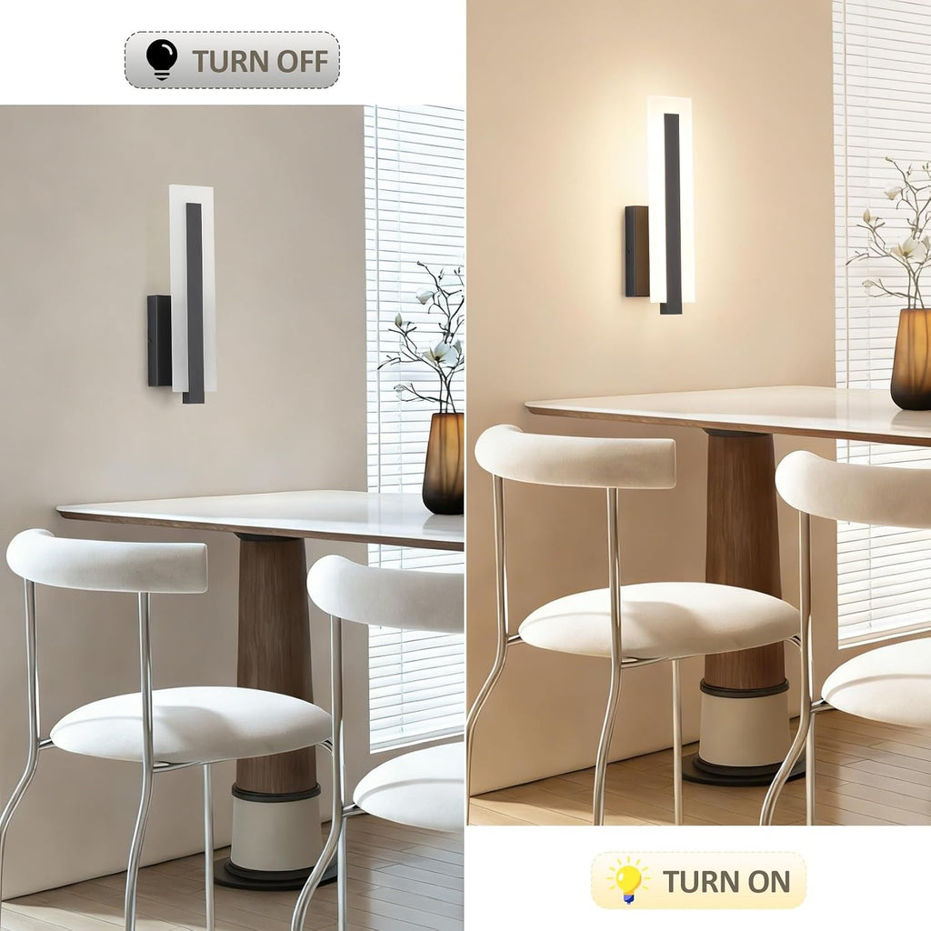2-Pack Dimmable LED Up Down Wall Sconce