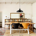 Industrial Matte Black Warehouse Pendant Light