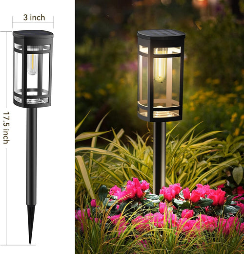 12-Pack Edison Solar Pathway Lights