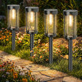 12-Pack Warm White Solar Stake Lights